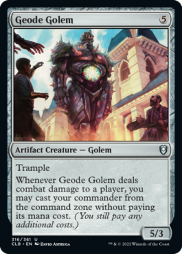 Geode Golem - Battle for Baldur's Gate - English - NM - MTG