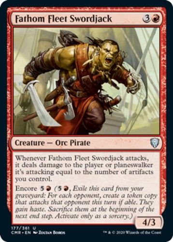 Fathom Fleet Swordjack - Commander Legends - English - NM - MTG