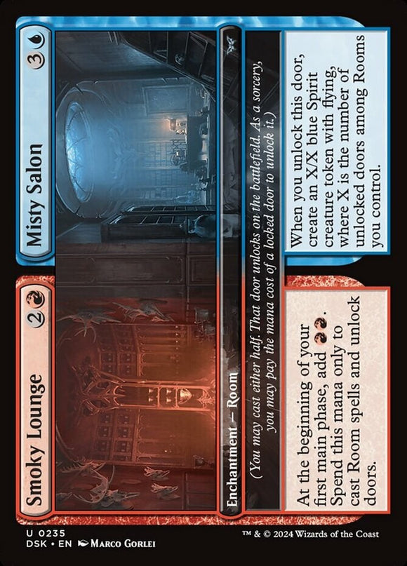 Smoky Lounge // Misty Salon - Duskmourn: House of Horror - English - NM - MTG