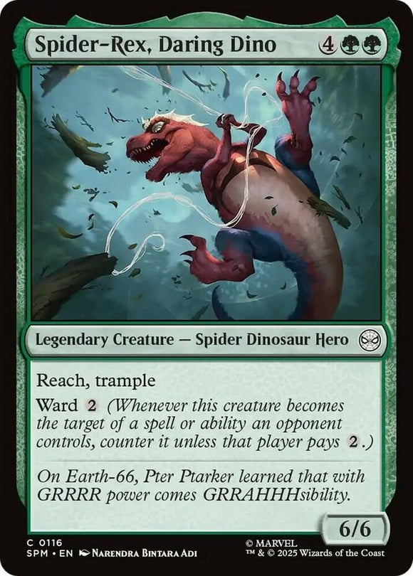 Spider-Rex, Daring Dino - Marvel's Spider-Man - English - NM - MTG