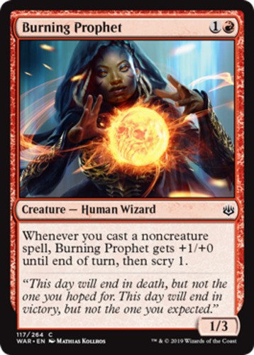 Burning Prophet - War Of The Spark - English - NM - MTG