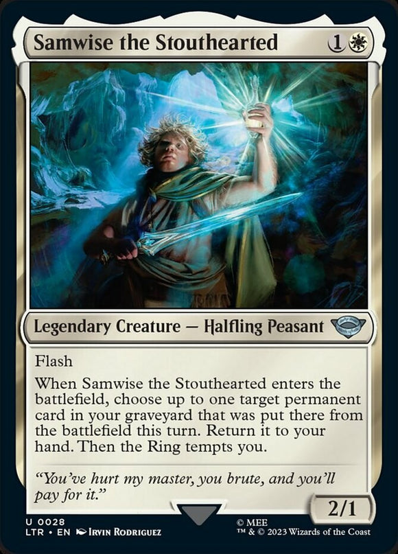 Samwise the Stouthearted - Lord of the Rings - English - NM - MTG