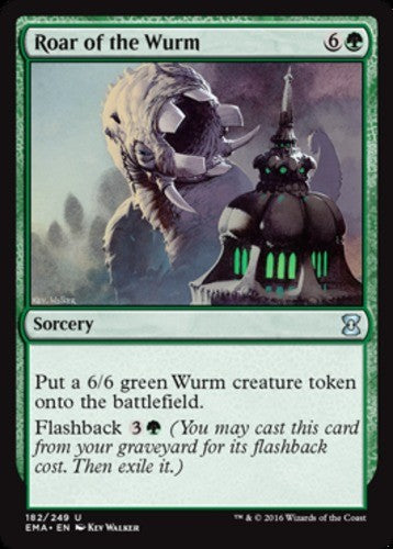 Roar of the Wurm - Eternal Masters - English - NM - MTG