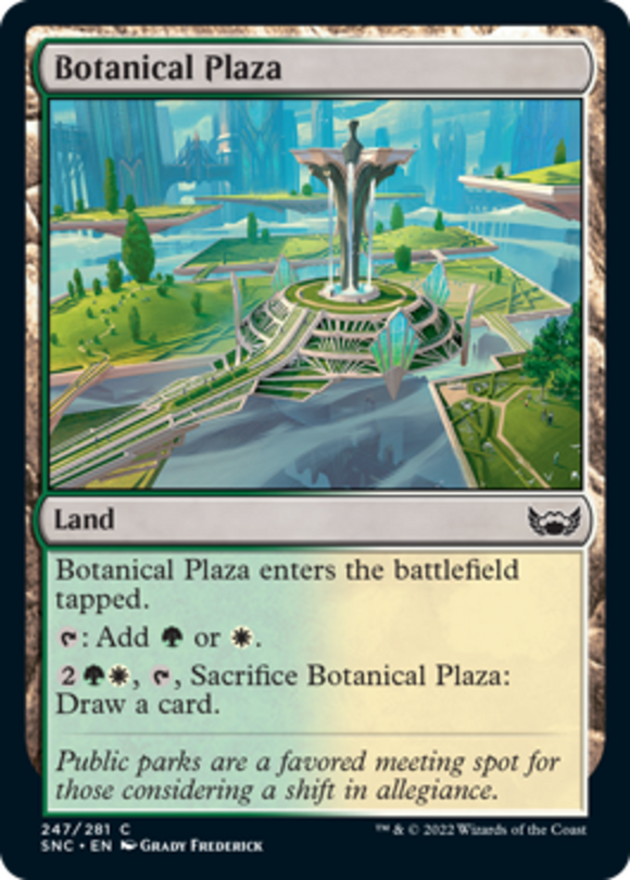 Botanical Plaza - Streets of New Capenna - English - NM - MTG