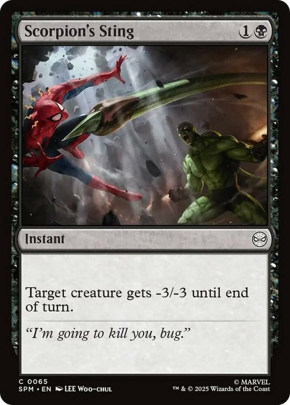 Scorpion's Sting - Marvel's Spider-Man - English - NM - MTG