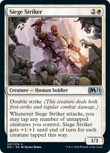 Siege Striker - Core Set 2021 (M21) - English - NM - MTG