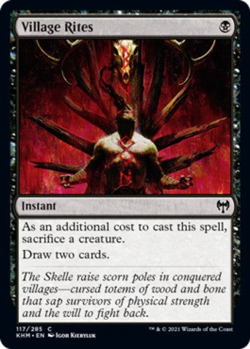 Village Rites - Kaldheim - English - NM - MTG