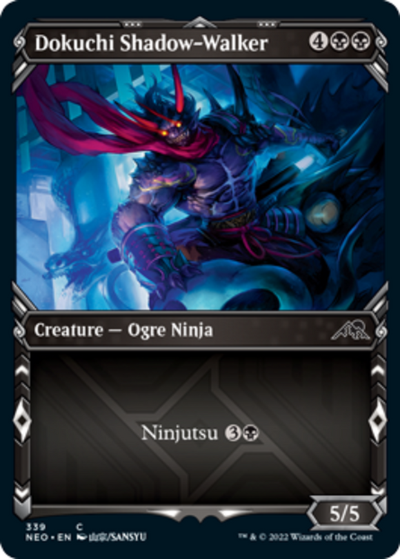 Dokuchi Shadow-Walker - Showcase - Kamigawa: Neon Dynasty - English - NM - MTG