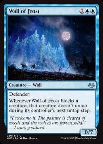 Wall of Frost - Modern Masters 2017 - English - NM - MTG