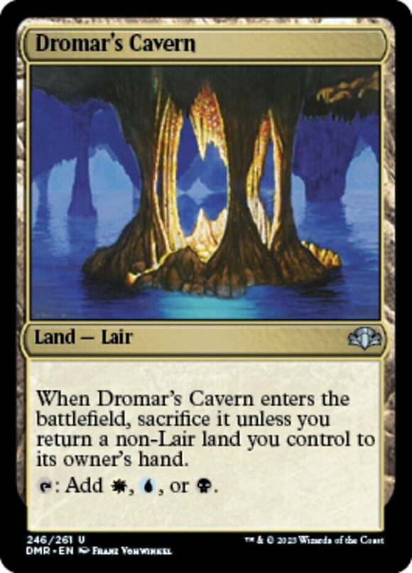 Dromar's Cavern - Dominaria Remastered - English - NM - MTG