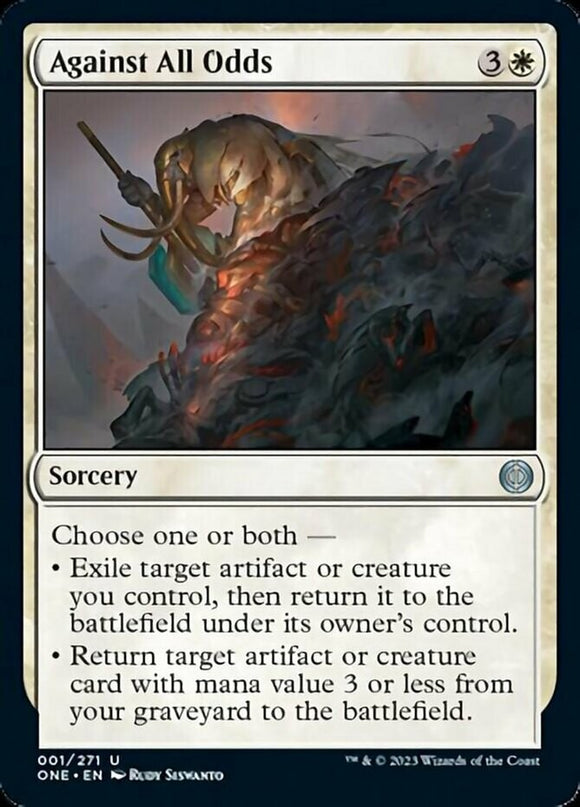 Against All Odds - Phyrexia: All Will Be One - English - NM - MTG