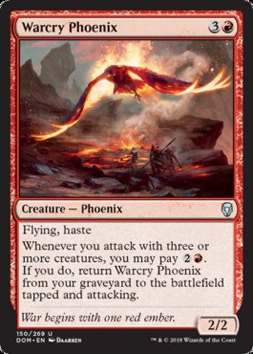 Warcry Phoenix - Dominaria - English - NM - MTG