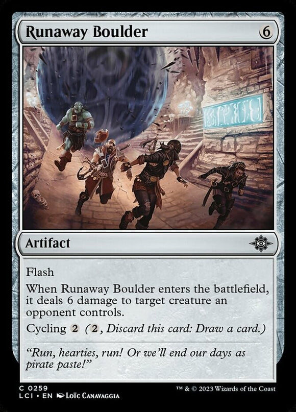 Runaway Boulder - Lost Caverns of Ixalan - English - NM - MTG