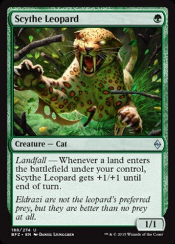 Scythe Leopard - Battle for Zendikar - English - NM - MTG