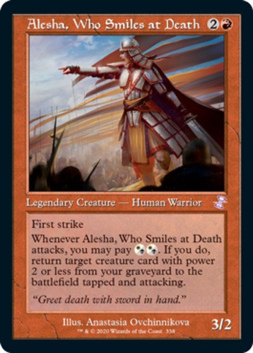 Alesha, Who Smiles at Death - Time Spiral Remastered - English - NM - MTG