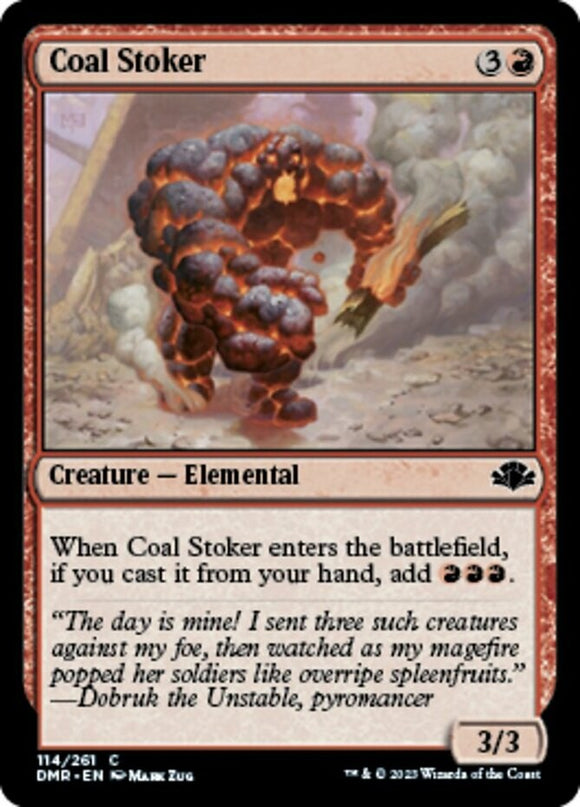 Coal Stoker - Dominaria Remastered - English - NM - MTG