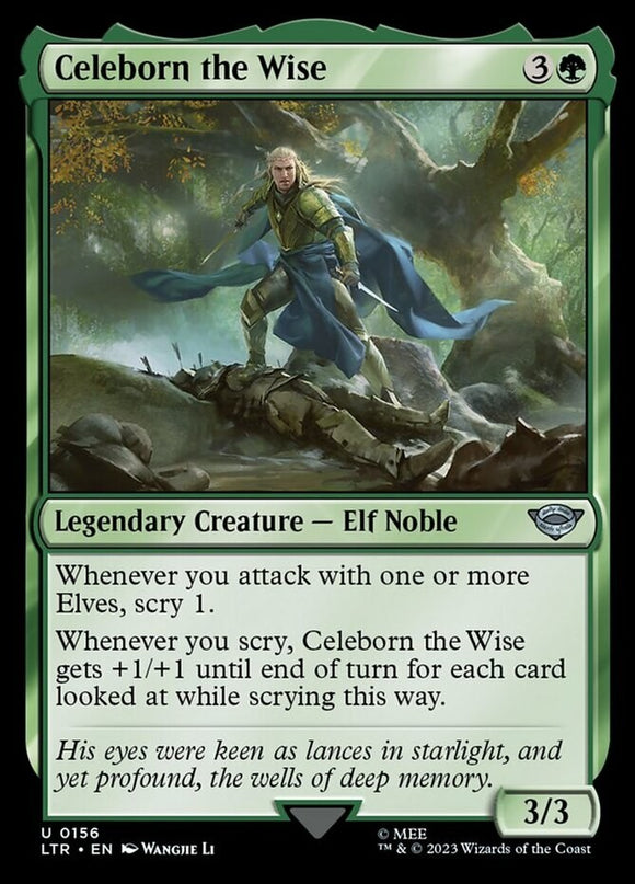 Celeborn the Wise - Lord of the Rings - English - NM - MTG