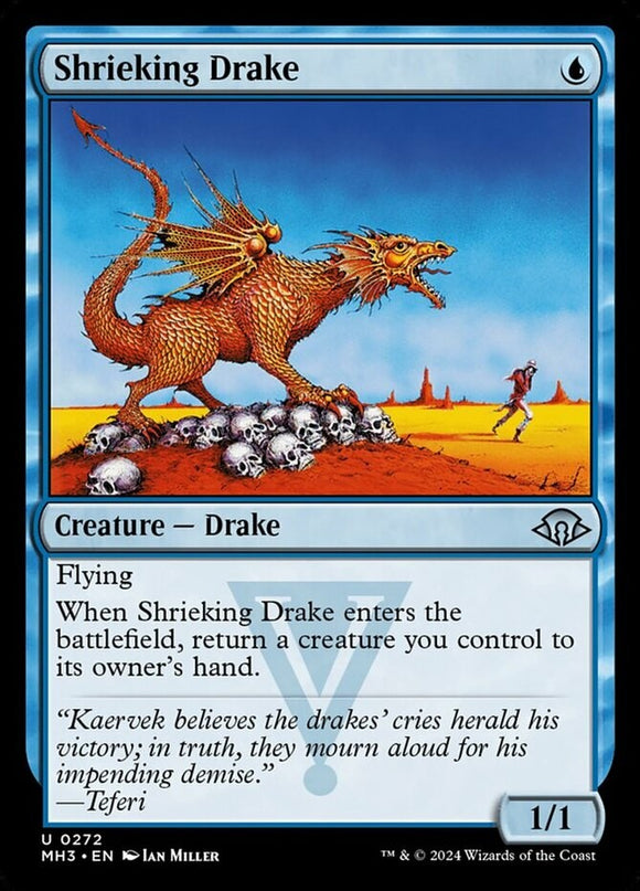Shrieking Drake - Modern Horizons 3 - English - NM - MTG