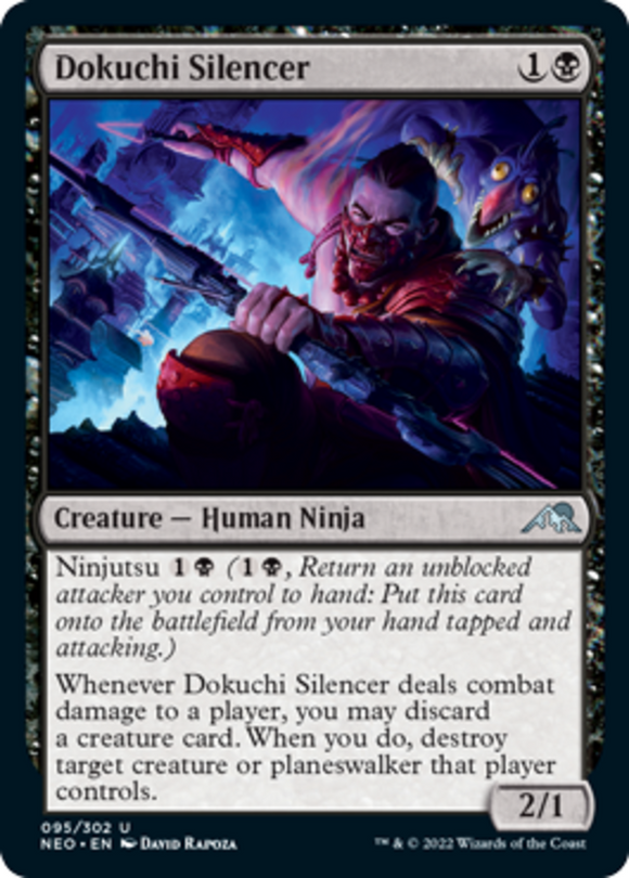 Dokuchi Silencer - Kamigawa: Neon Dynasty - English - NM - MTG
