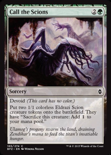 Call the Scions - Battle for Zendikar - English - NM - MTG