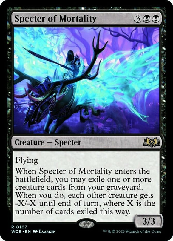 Specter of Mortality - Wilds of Eldraine - English - NM - MTG