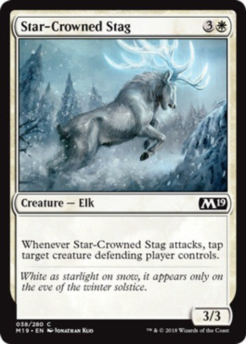 Star-Crowned Stag - Core Set 2019 (M19) - English - NM - MTG
