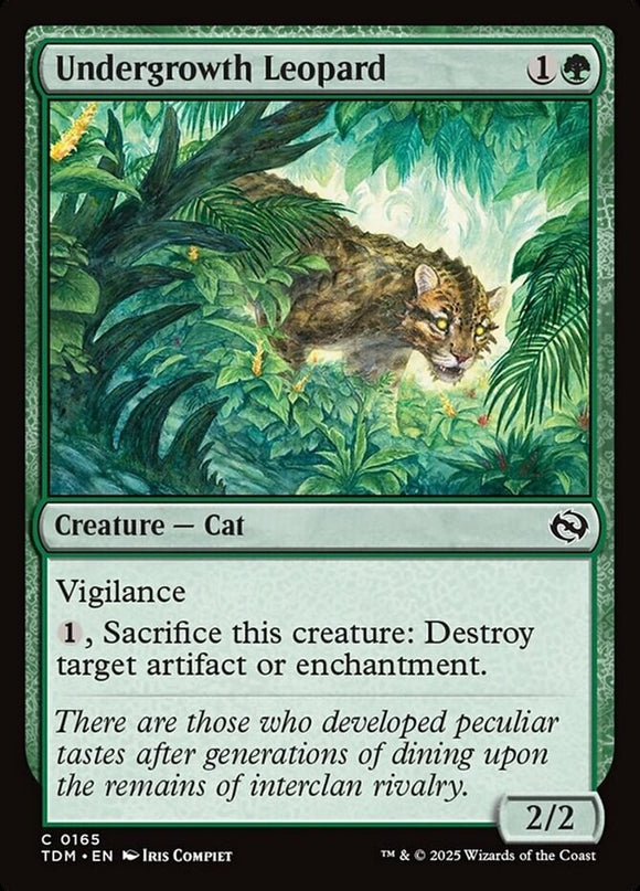 Undergrowth Leopard - Tarkir: Dragonstorm - English - NM - MTG