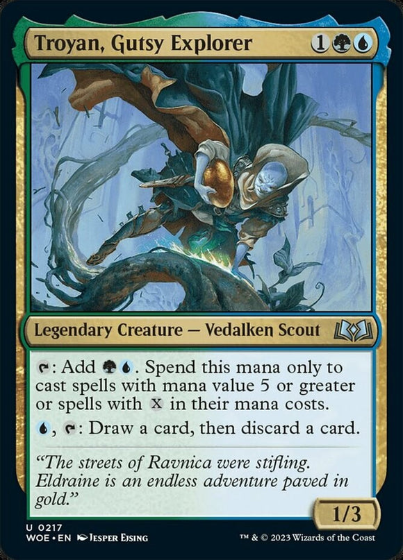 Troyan, Gutsy Explorer - Wilds of Eldraine - English - NM - MTG