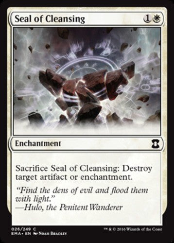 Seal of Cleansing - Eternal Masters - English - NM - MTG