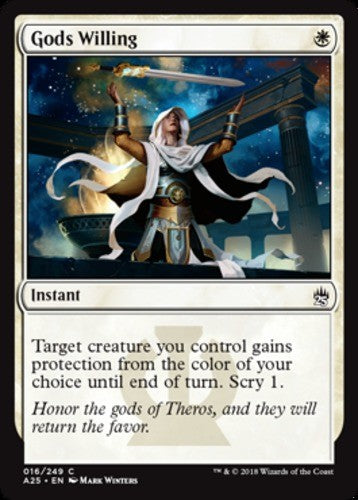 Gods Willing - Masters 25 - English - NM - MTG