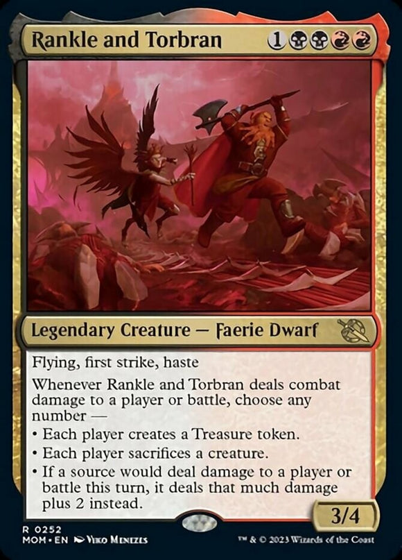 Rankle and Torbran - March of the Machines - English - NM - MTG