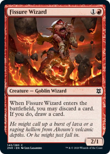 Fissure Wizard - Zendikar Rising - English - NM - MTG