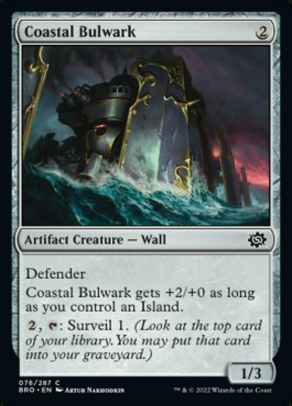 Coastal Bulwark - The Brothers' War - English - NM - MTG