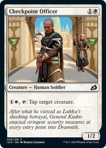 Checkpoint Officer - Ikoria: Lair of Behemoths - English - NM - MTG