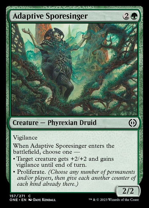 Adaptive Sporesinger - Phyrexia: All Will Be One - English - NM - MTG