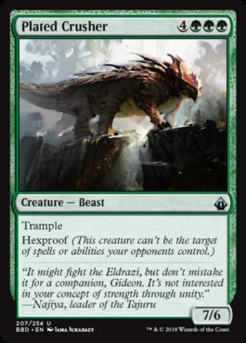 Plated Crusher - Battlebond - English - NM - MTG