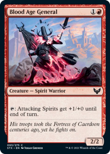 Blood Age General - Strixhaven: School of Mages - English - NM - MTG