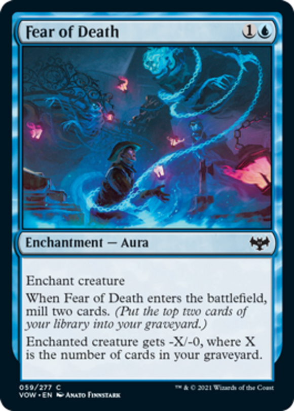 Fear of Death - Innistrad: Crimson Vow - English - NM - MTG