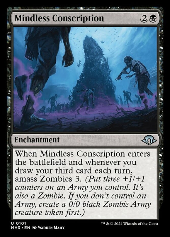 Mindless Conscription - Modern Horizons 3 - English - NM - MTG
