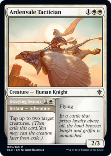 Ardenvale Tactician // Dizzying Swoop - Throne of Eldraine - English - NM - MTG