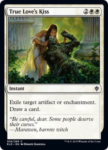 True Love's Kiss - Throne of Eldraine - English - NM - MTG