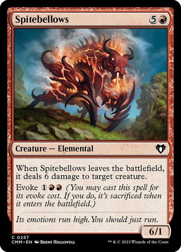 Spitebellows - Commander Masters - English - NM - MTG