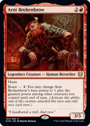 Arni Brokenbrow - Kaldheim - English - NM - MTG