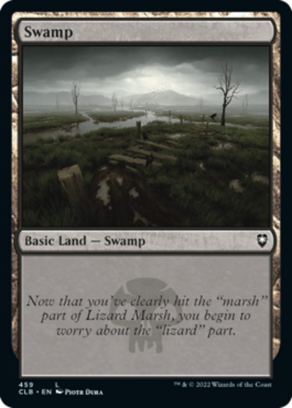 Swamp (459) - Battle for Baldur's Gate - English - NM - MTG
