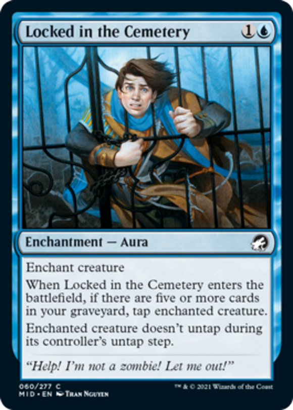 Locked in the Cemetery - Innistrad: Midnight Hunt - English - NM - MTG