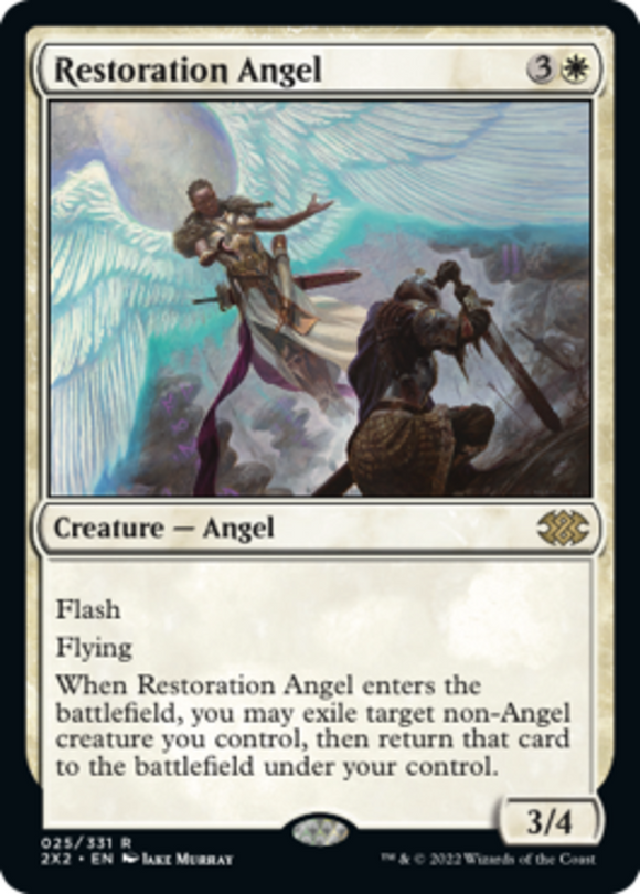 Restoration Angel - Double Masters 2022 - English - NM - MTG
