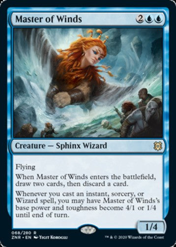 Master of Winds - Zendikar Rising - English - NM - MTG
