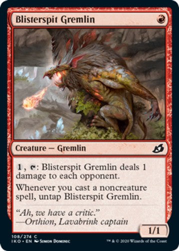 Blisterspit Gremlin - Ikoria: Lair of Behemoths - English - NM - MTG