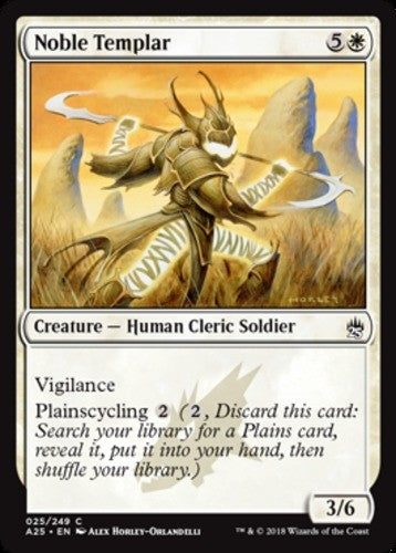 Noble Templar - Masters 25 - English - NM - MTG