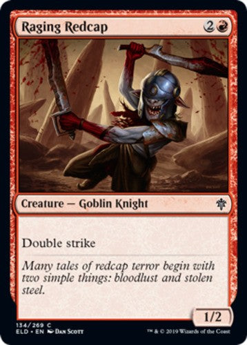 Raging Redcap - Throne of Eldraine - English - NM - MTG